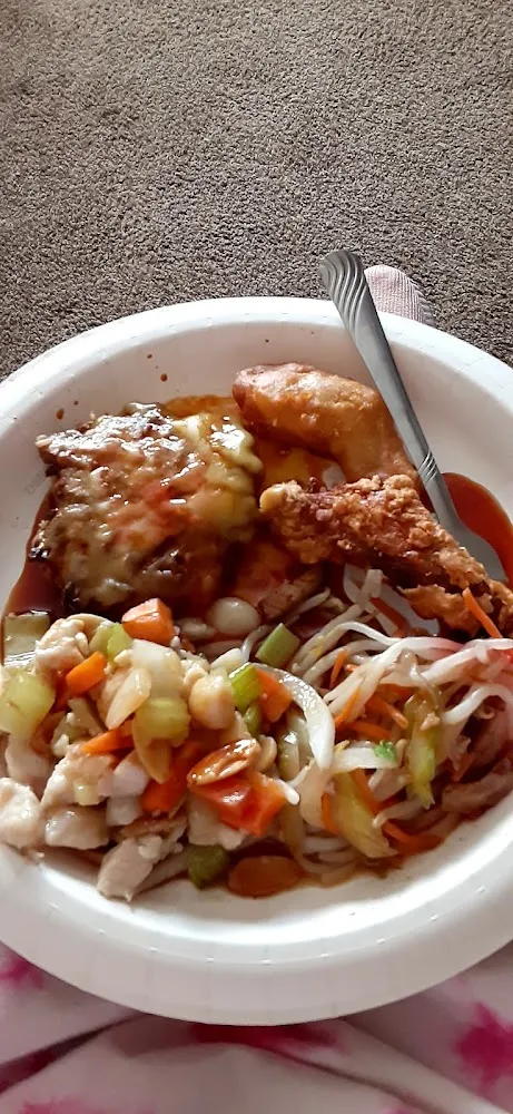 Almond Chicken & Sweet and Sour Pork